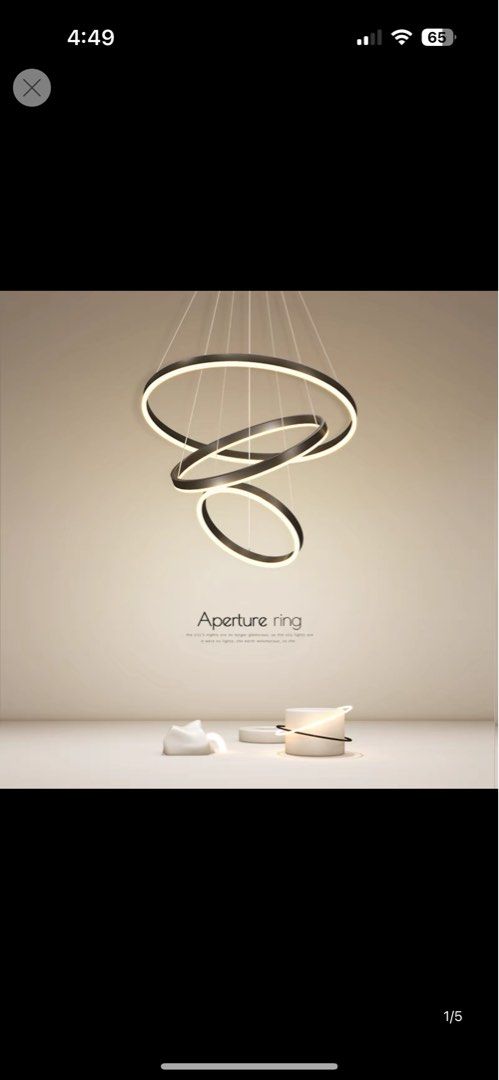 Ceiling light (Category: Lighting) located in Singapore. Submitted by ericlinyi (Listing ID 1282908187, Image 1). Description: brand new, 3 colors, remote control.