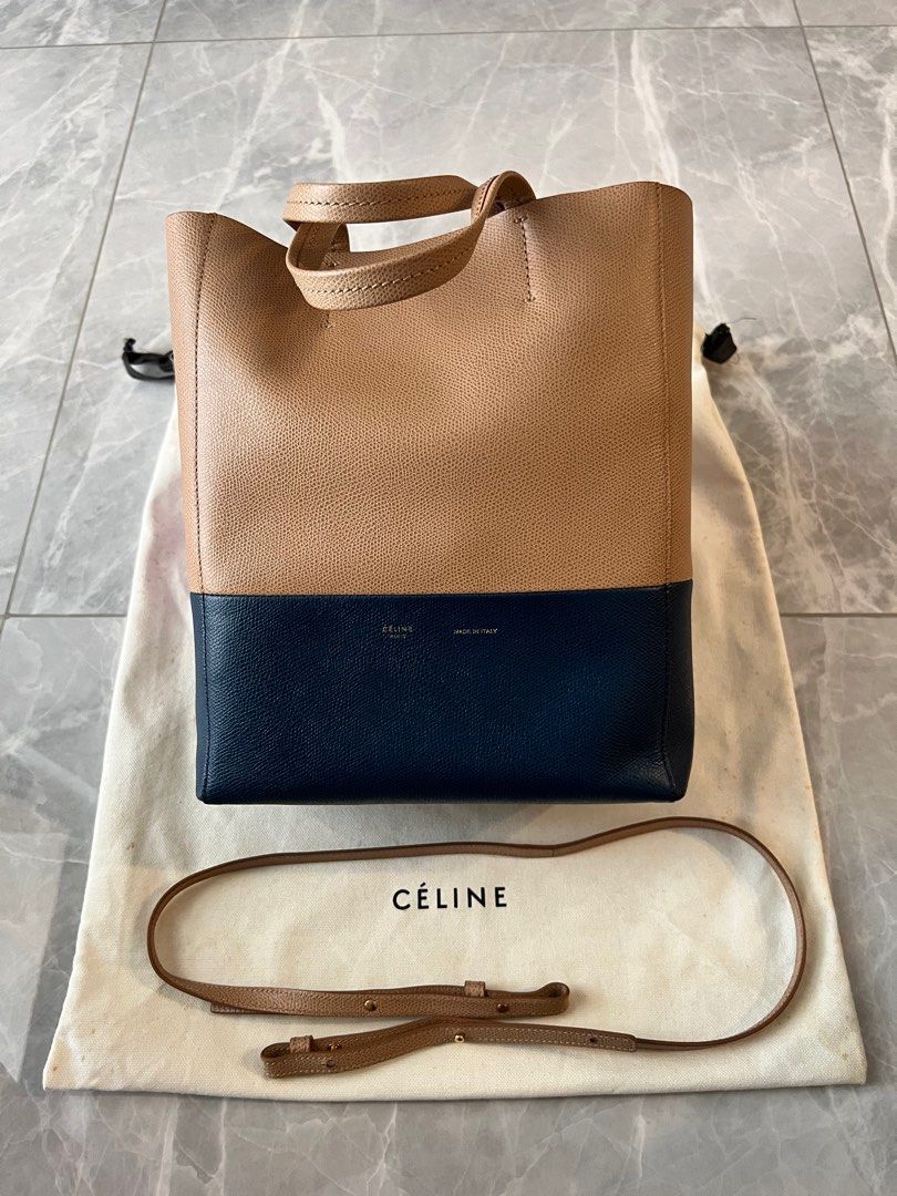 Celine Vertical 2 Tone Cabas Tote Small Bag