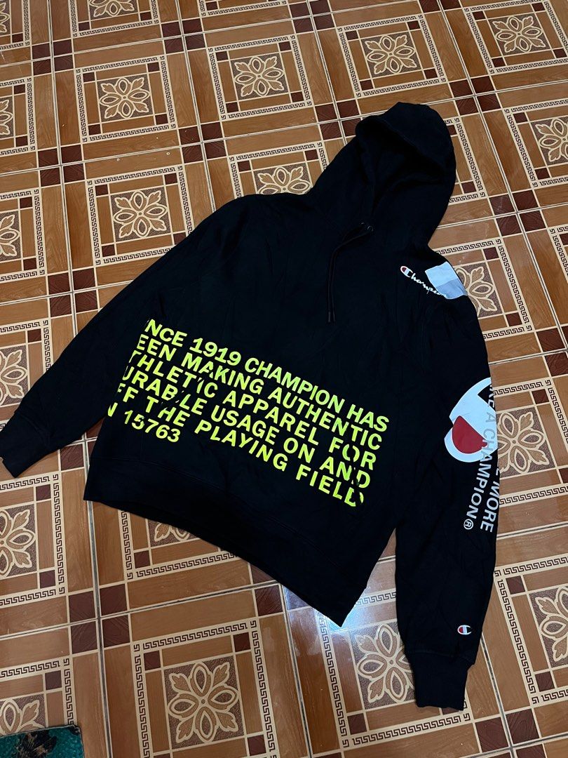 Champion super fleece outlet behind the label hoodie