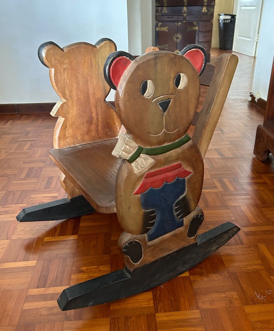 Rocking chair for on sale teddy bear