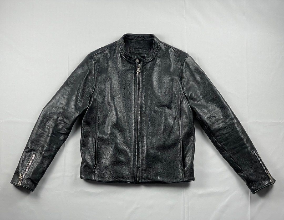 Chrome hearts on sale leather jacket