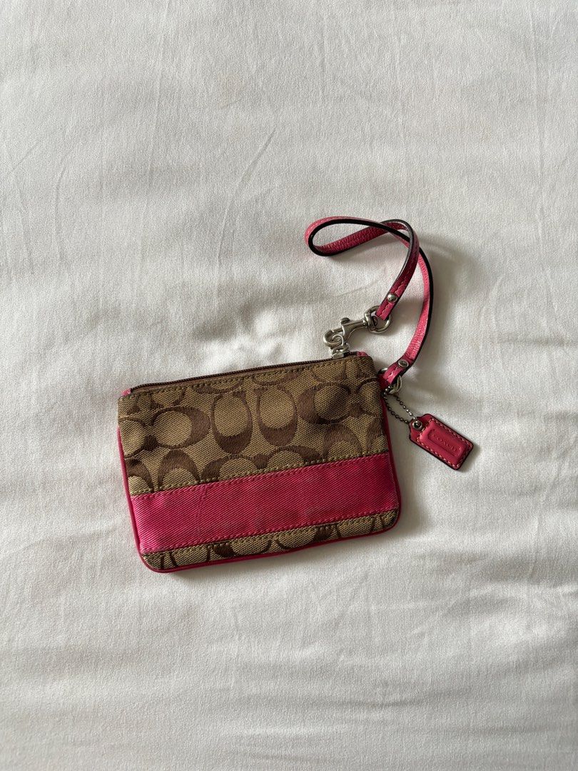 Coach hand purse top