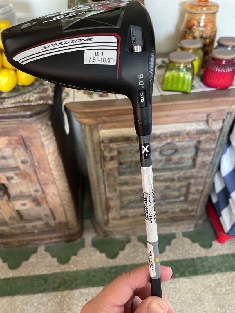 Cobra Speedzone driver brandnew (Category: Golf) located in Manila. Submitted by kyleramooos (Listing ID 1282905706, Image 2). Description: Cobra Speedzone driver brandnew from raffle 9 degrees adjustable Hzrdus smoke yellow x stiff With cobra rad hc 14k Head, adaptor, hc only 10k.