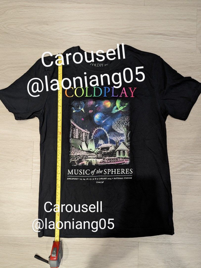 Coldplay merch top