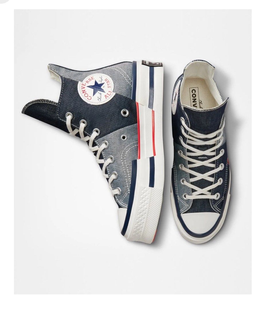 Denim converse sneakers on sale