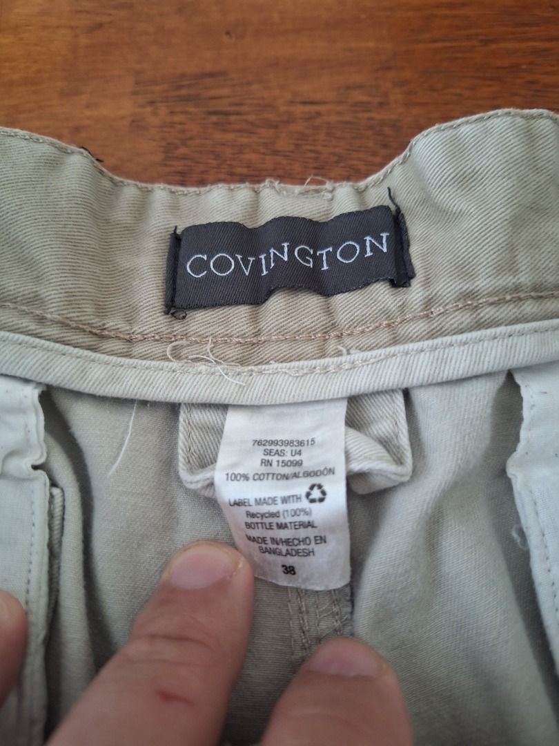 COVINGTON Cargo Shorts Size 38 Size 40 21 6 Pockets for Men