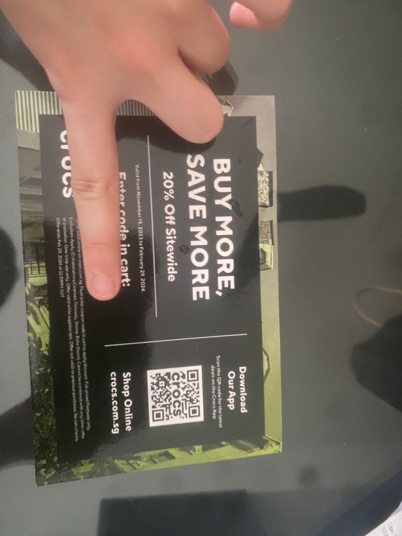 Crocs coupon hotsell