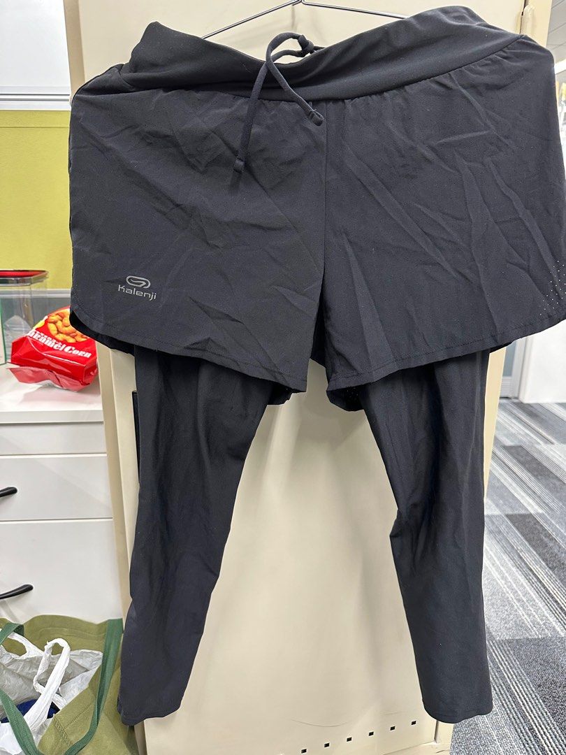 Decathlon 運動leggings, 女裝, 褲＆半截裙, 牛仔褲、Leggings Carousell