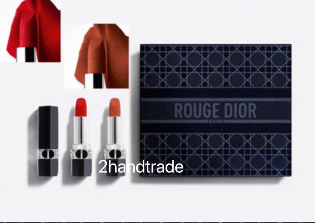 Dior 2 Duo Lipstick Set Velvet Makeup