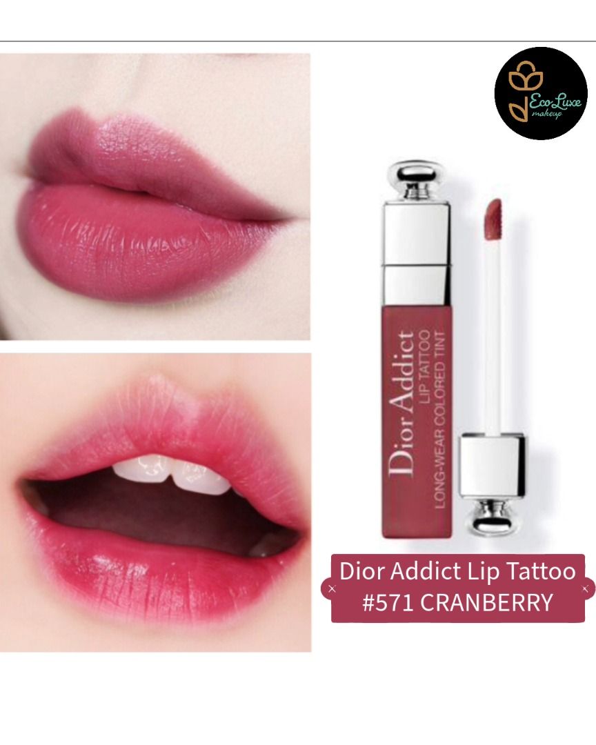 (SOLD) Dior Addict Lip Tattoo 571 NATURAL CRANBERRY, Kesehatan