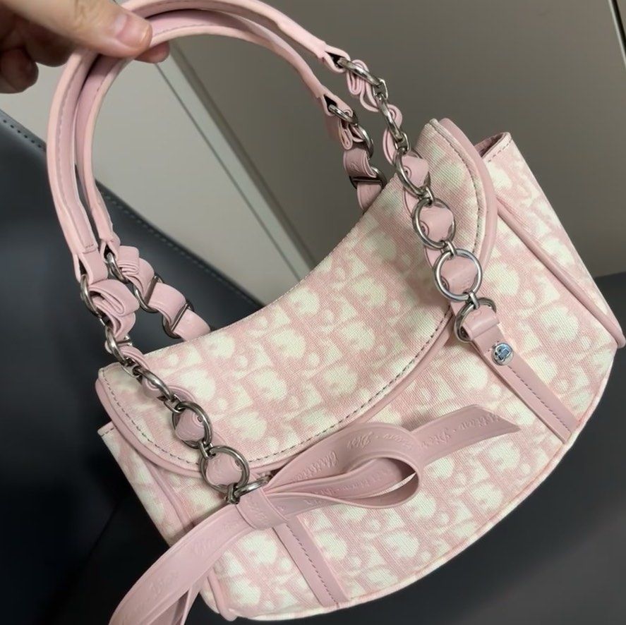Dior Trotter Pink Vintage Dior Bag Dior Pink Vintage Trotter