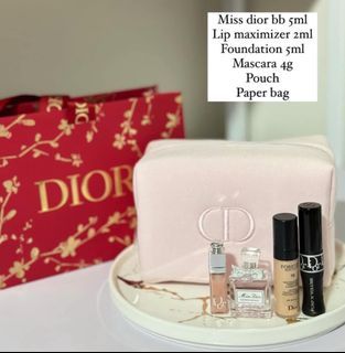 Dior pouch set Paperbag included