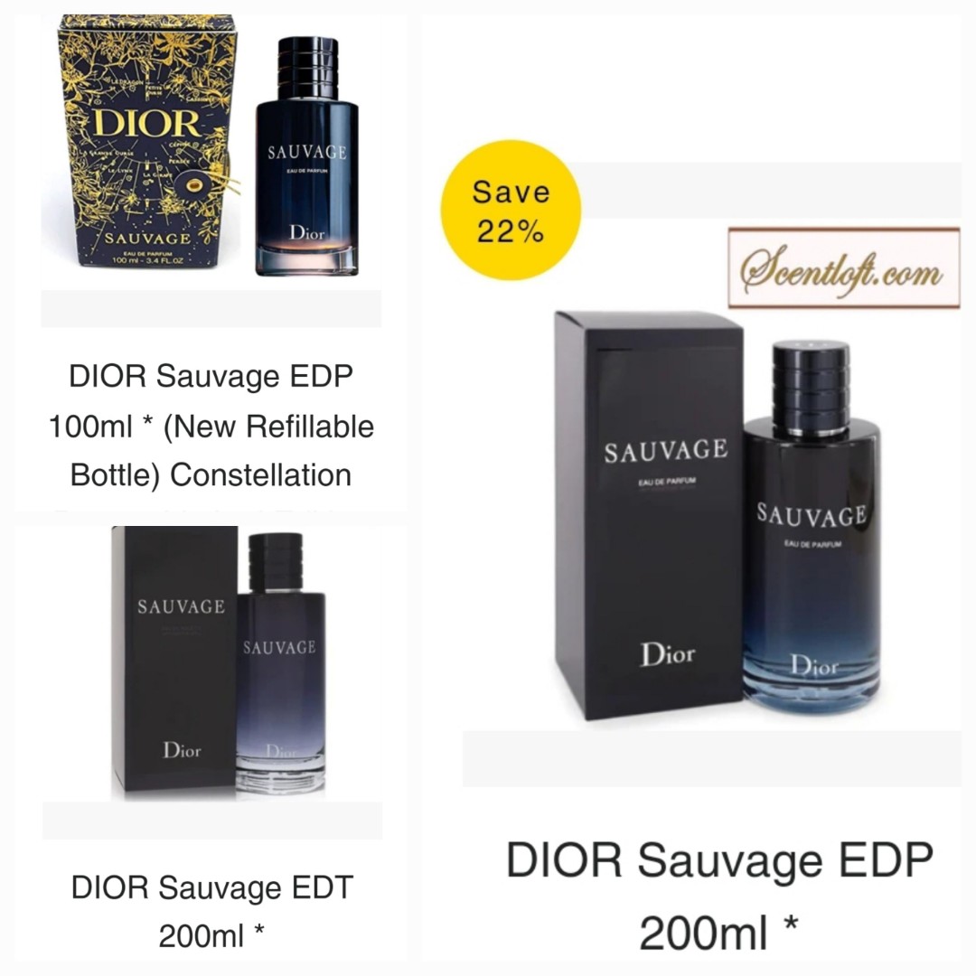 Sauvage By Christian Dior EDP 💯ORIGINAL 100 ml / 3.4 Oz Perfume Men