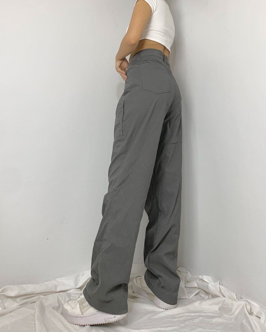 Eddie Bauer Pants Gray Adventure Trek Camping Hiking Stretch
