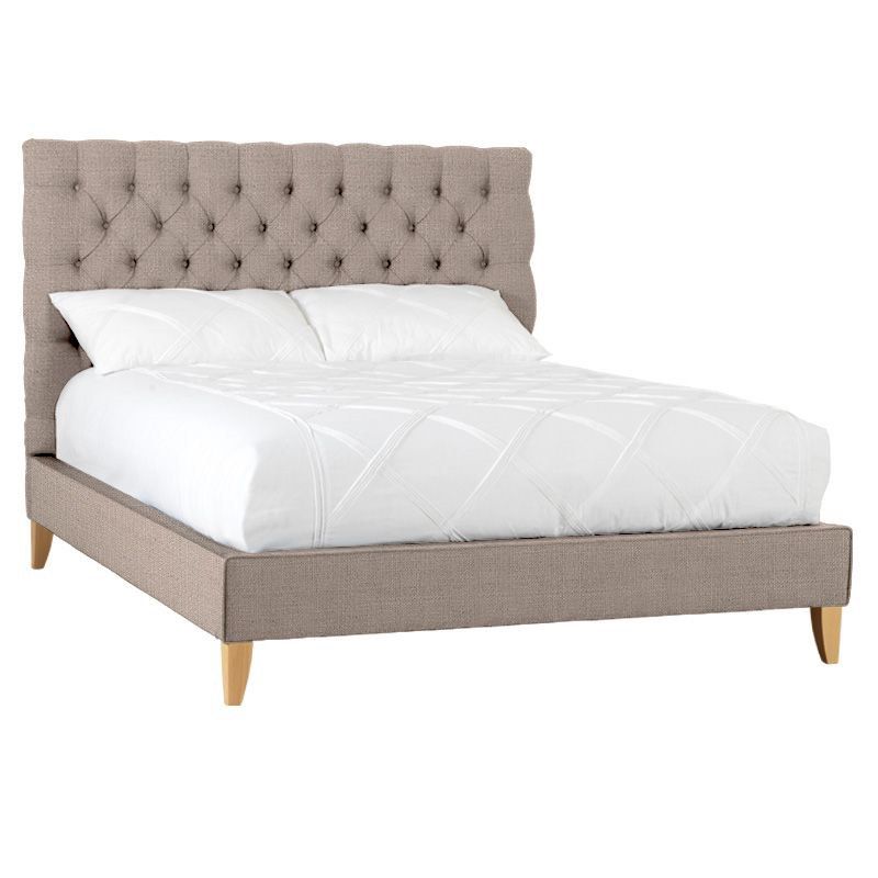 Feather and black on sale super king bed