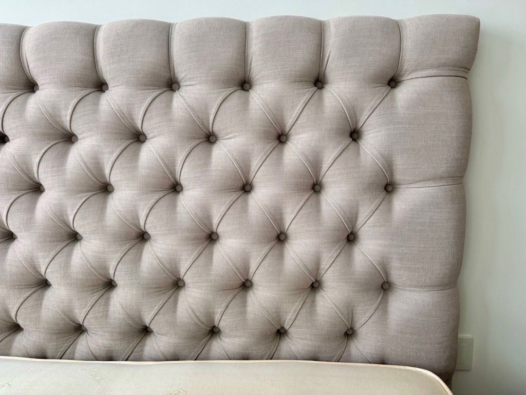 Feather and black outlet super king bed