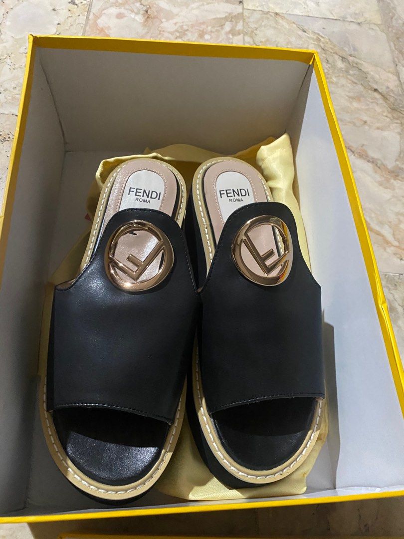 Fendi wedges online sale