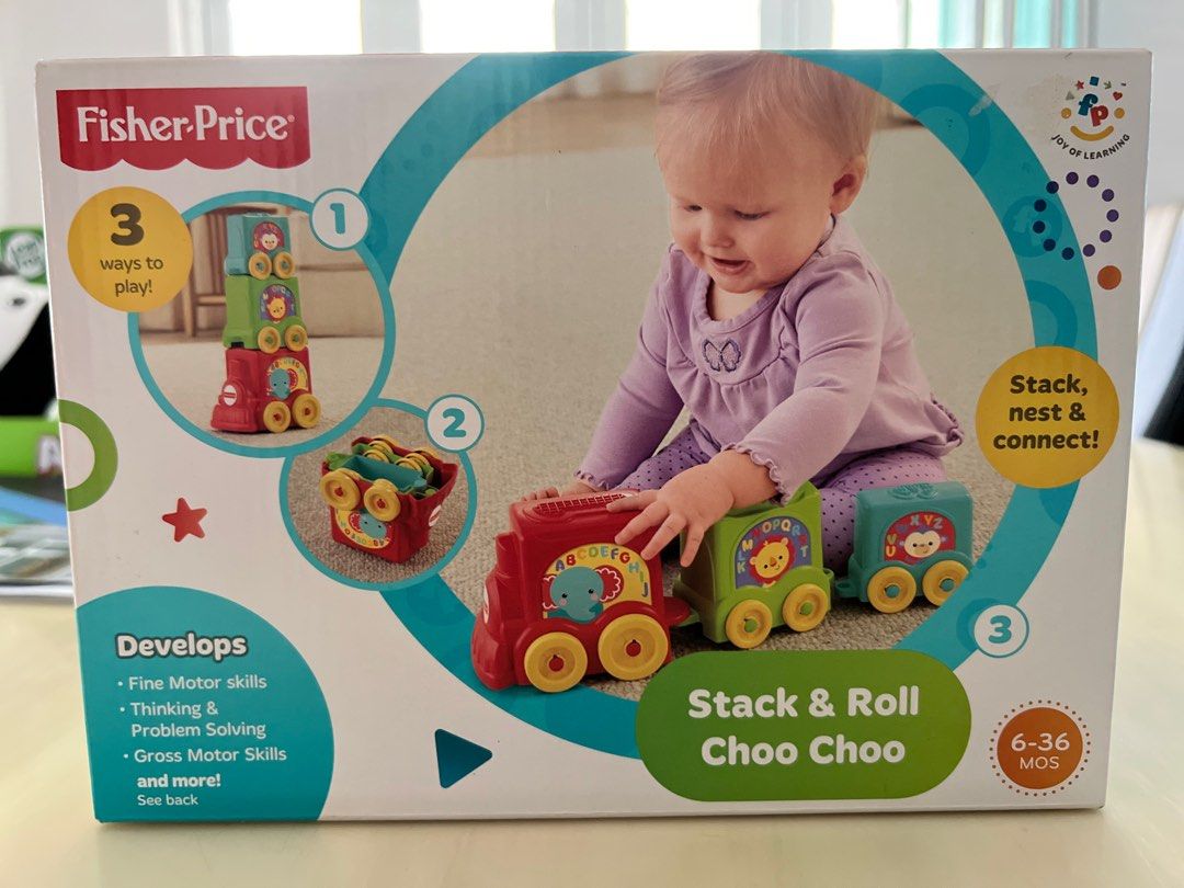 Fisher price stack and roll choo choo online