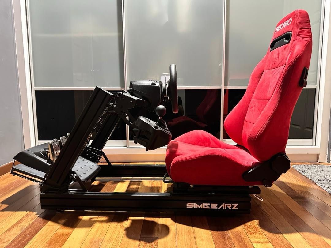 Full Set PS Racing Simulator with Recaro Bucket Seat and Logitech G29 ...