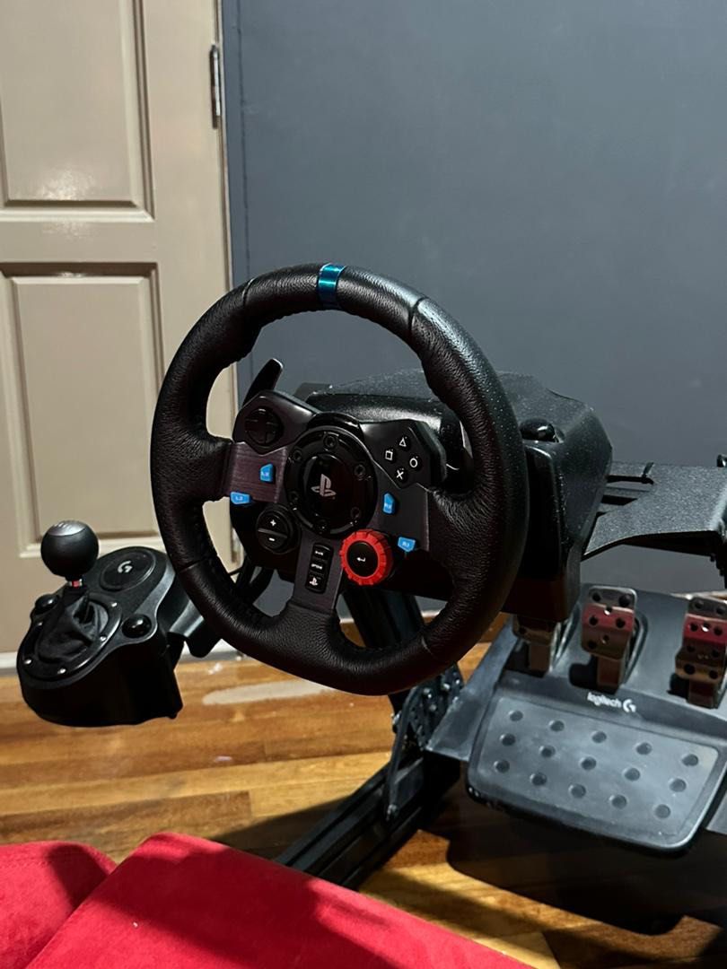 Ps Racing Sim Full Set PS Racing Simulator with Recaro Bucket Seat and Logitech G29 ...