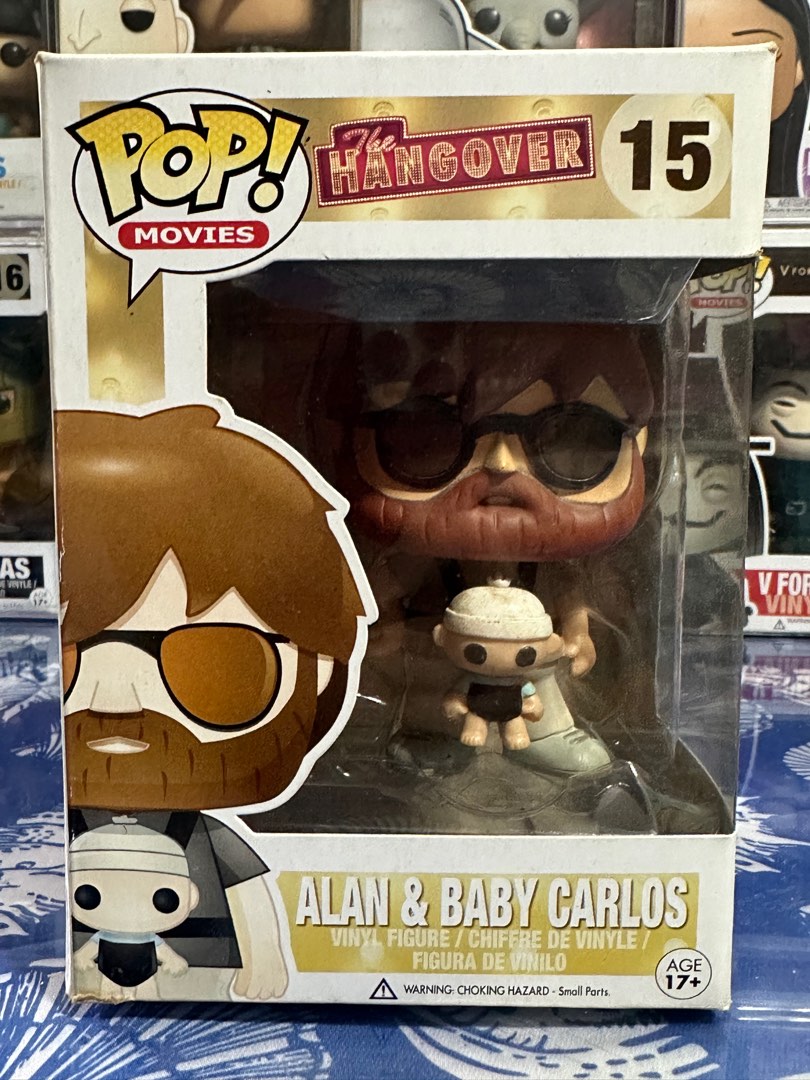 ハングオーバー ALAN&BABY CARLOS funko pop 15 Funko Pop Alan And Baby Carlos (Hangover) 15 Vaulted Super