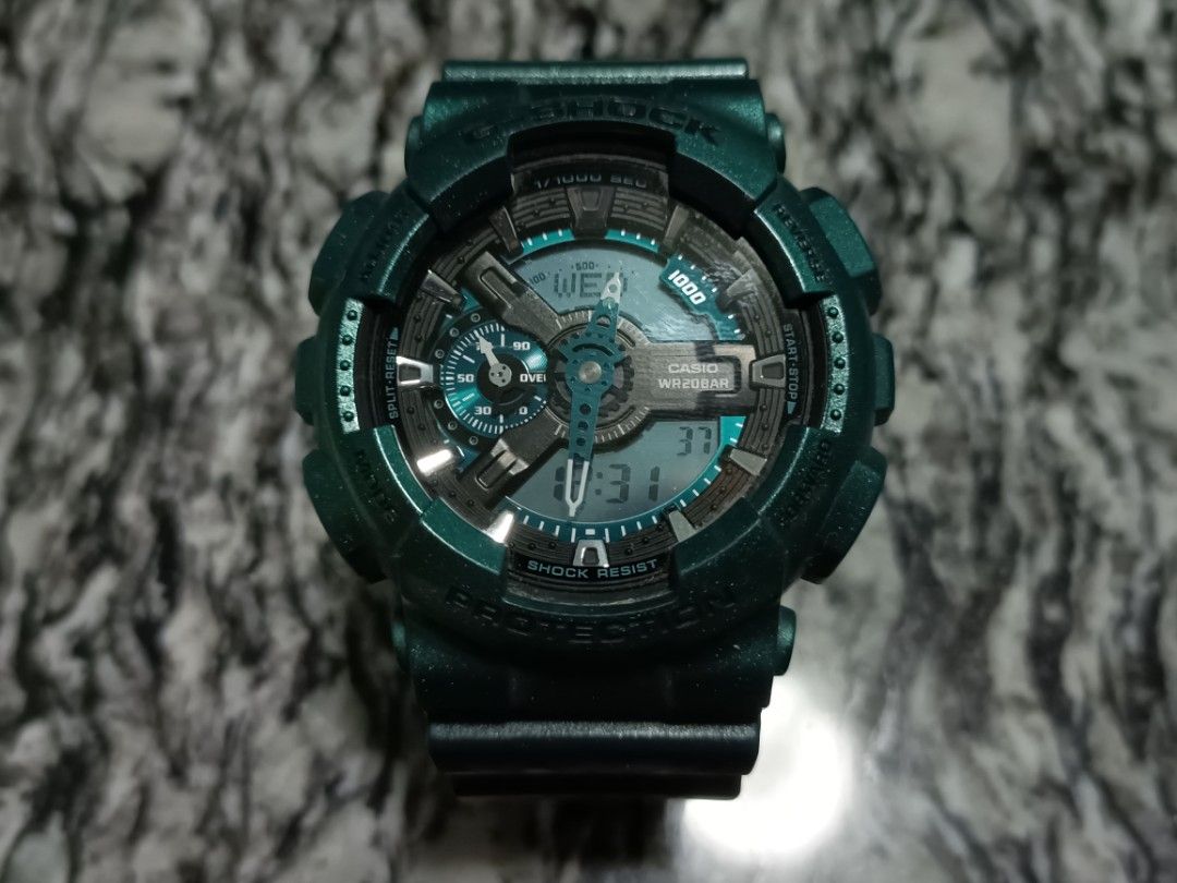 G shock green watch online