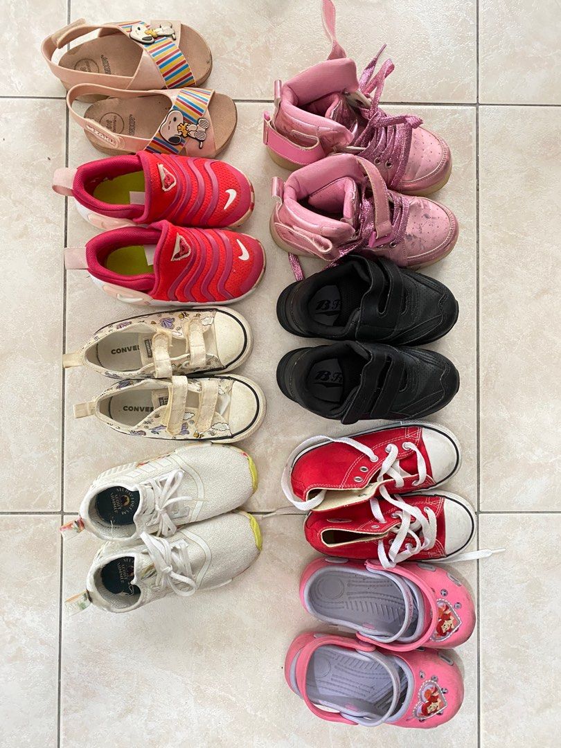 ChildrenGirls kids toddler Shoes sandals. Nike adidas bata zoxy