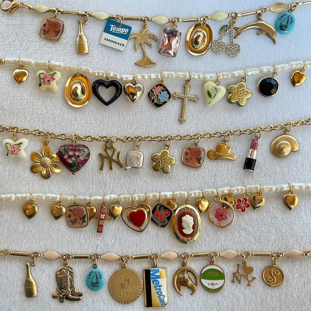 gold charm bracelet Women s Fashion Jewelry Organisers