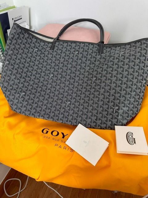 Goyard Le Cabas Sait luis grey Luxury Bags Wallets on Carousell