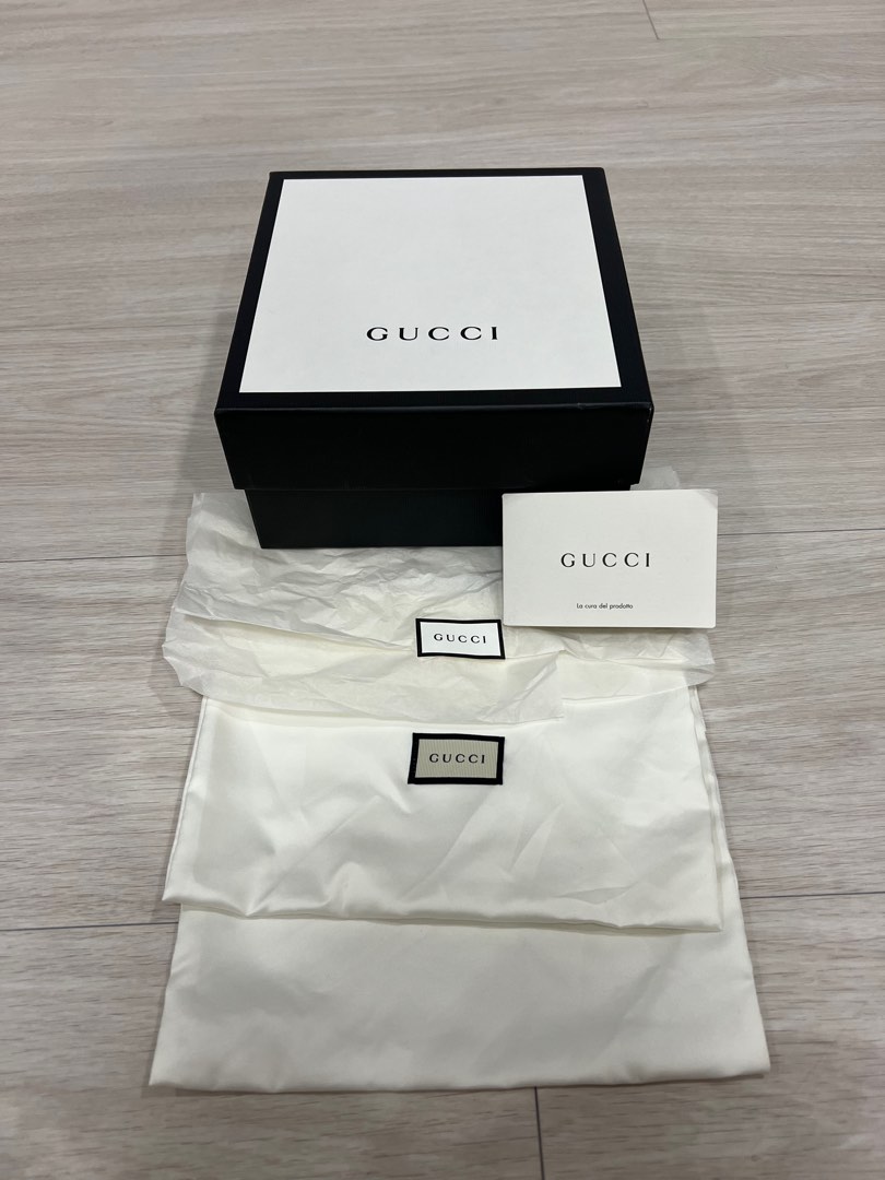 Gucci dust bag and box clearance