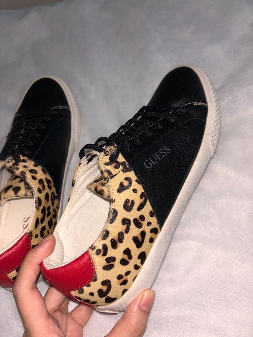 Guess sneakers leopard clearance