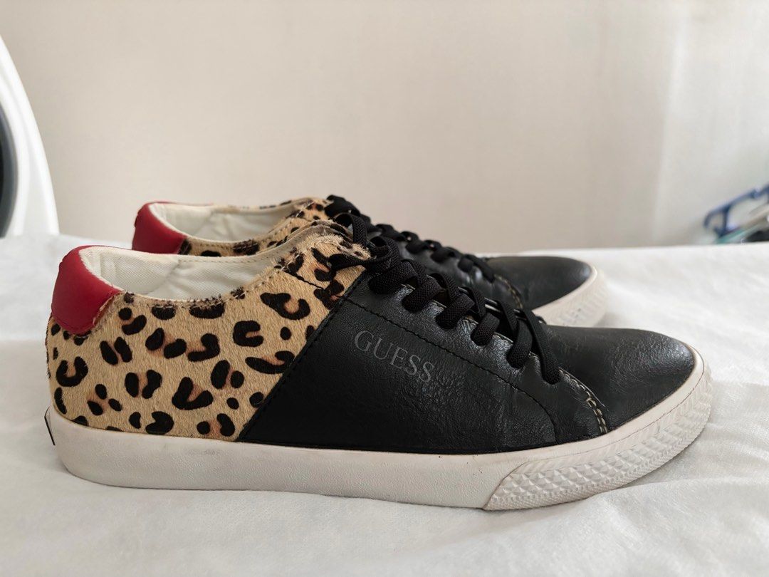 Guess sneakers leopard clearance