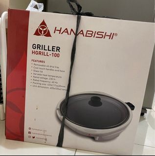 Hanabishi Electric Griller HGRILL100