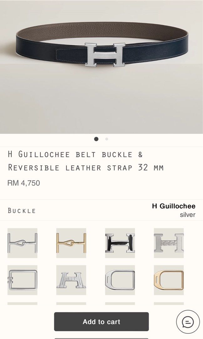 Hermes Belt 32MM Luxury Accessories on Carousell