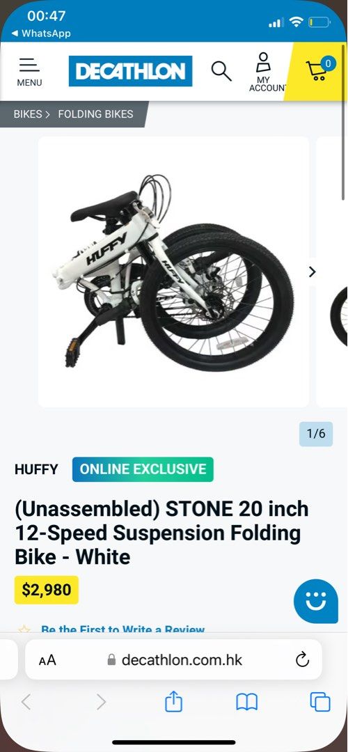 Mse zonixx hotsell foldable bike