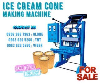 ICE CREAM CONE MAKING MACHINE 10 HEADS