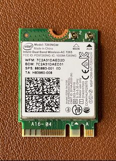Intel Wireless Network Card 無線寬頻網絡卡, 7265NGW