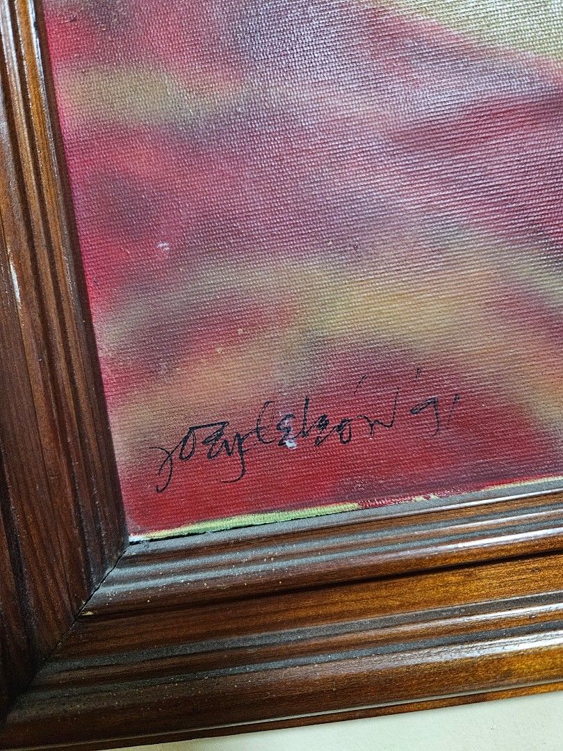 Joey De leon painting RARE (Category: Art & Prints) located in Mandaluyong City. Submitted by thefilipinopicker (Listing ID 1282851676, Image 3). Description: Henyo Master himself watch the vlog on youtube for the provenance of this amazing item.