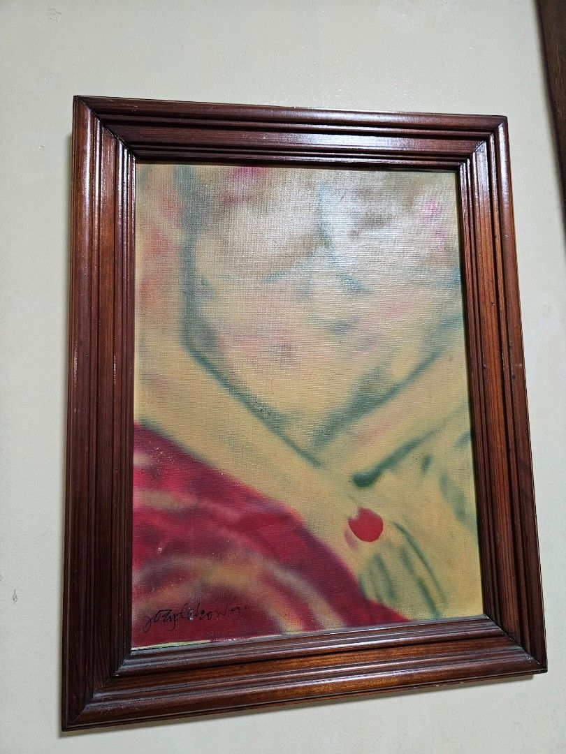 Joey De leon painting RARE (Category: Art & Prints) located in Mandaluyong City. Submitted by thefilipinopicker (Listing ID 1282851676, Image 1). Description: Henyo Master himself watch the vlog on youtube for the provenance of this amazing item.
