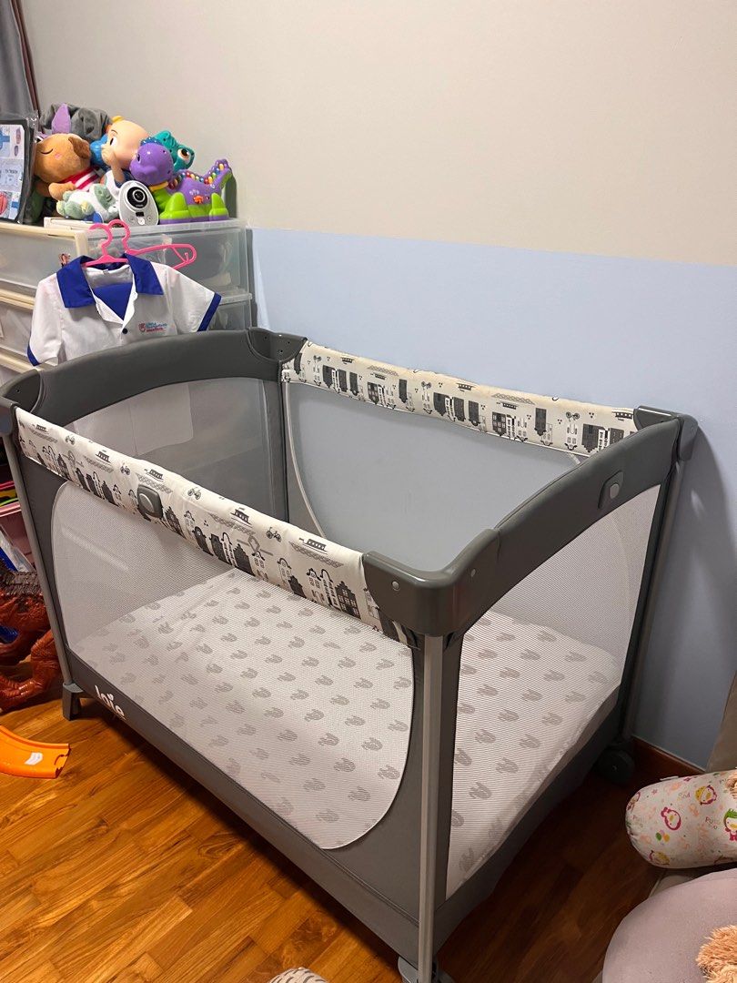 Joie camp cot baby city online
