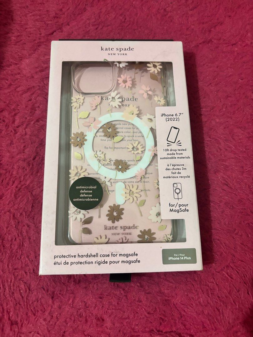 Kate Spade Floral Magsafe Case (Category: Cases & Sleeves) located in Lipa City. Submitted by pinky09 (Listing ID 1282965278, Image 2). Description: Preloved Kate Spade Magsafe Case for Iphone 14/15 plus RFS: Decluttering.