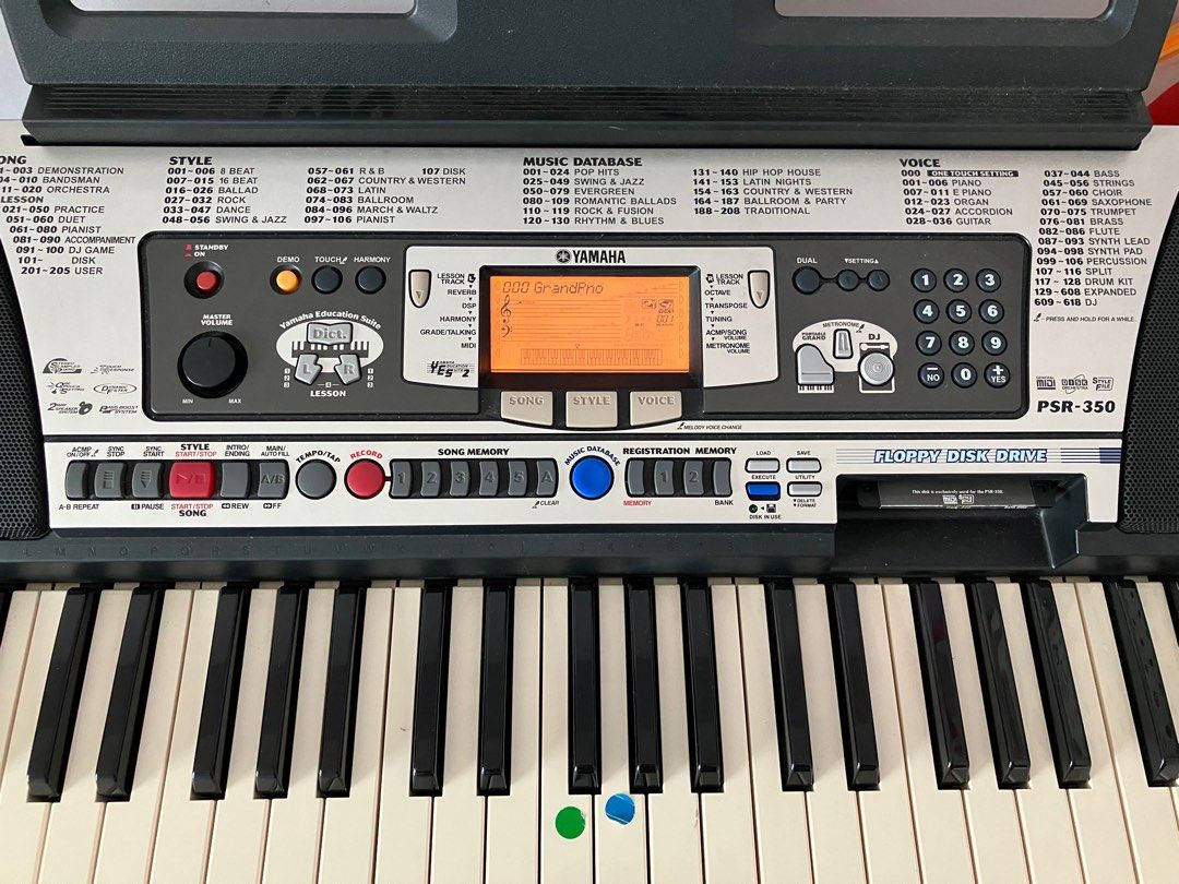 Yamaha 350 keyboard store