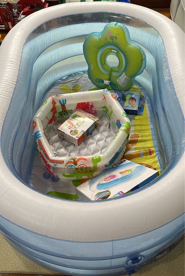 Inflatable pool baby playpen sales