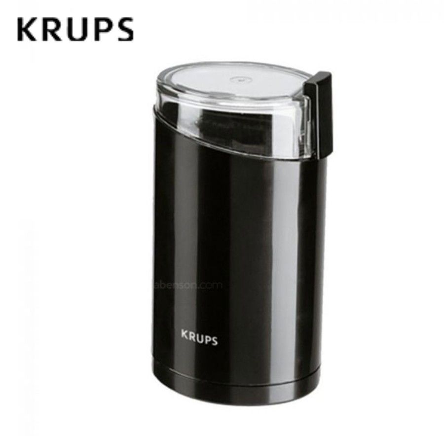 Krups Multi grinder coffee grinder F203 (Category: Juicers, Blenders & Grinders) located in Rizal. Submitted by zaldybanan (Listing ID 1282981069, Image 1). Description: 160 watts *Multi-purpose grinder (best for coffee, wheat and spices), Manual operation, Compact and Handy, 72-gram capacity.