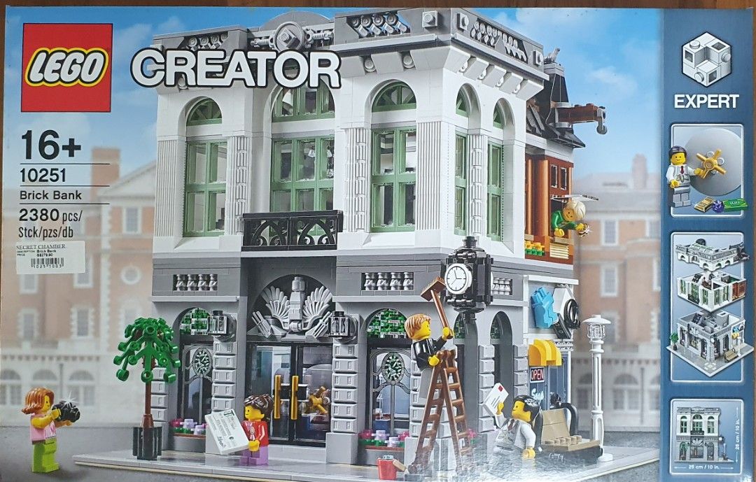 Bank 10251 Lego Brick Bank Bricklink Lego Bank Bricklink 10251