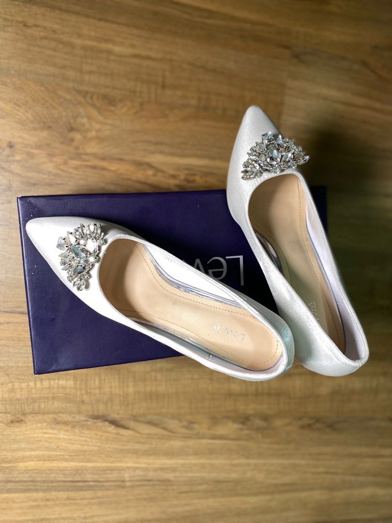 Lewre White Heels Size 39