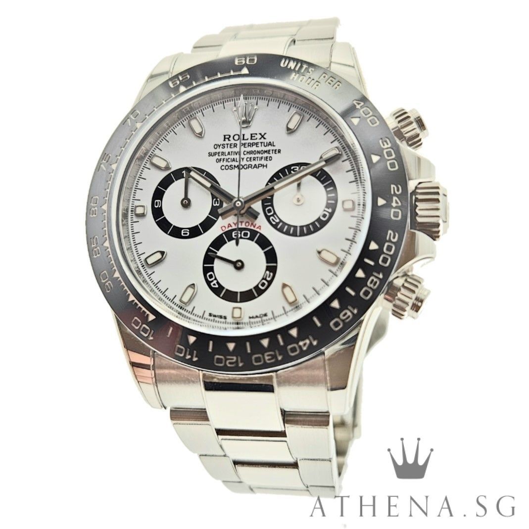 White dial daytona rolex store