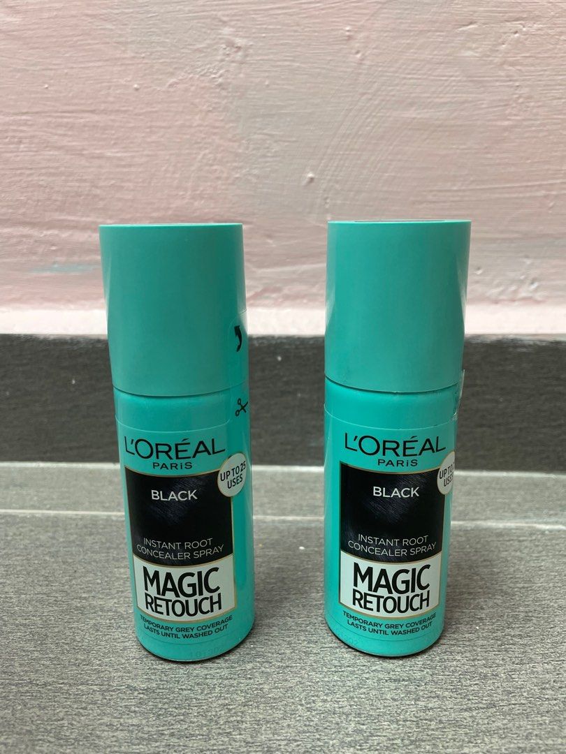 Loreal Black Hair Spray, Beauty & Personal Care, Hair on Carousell