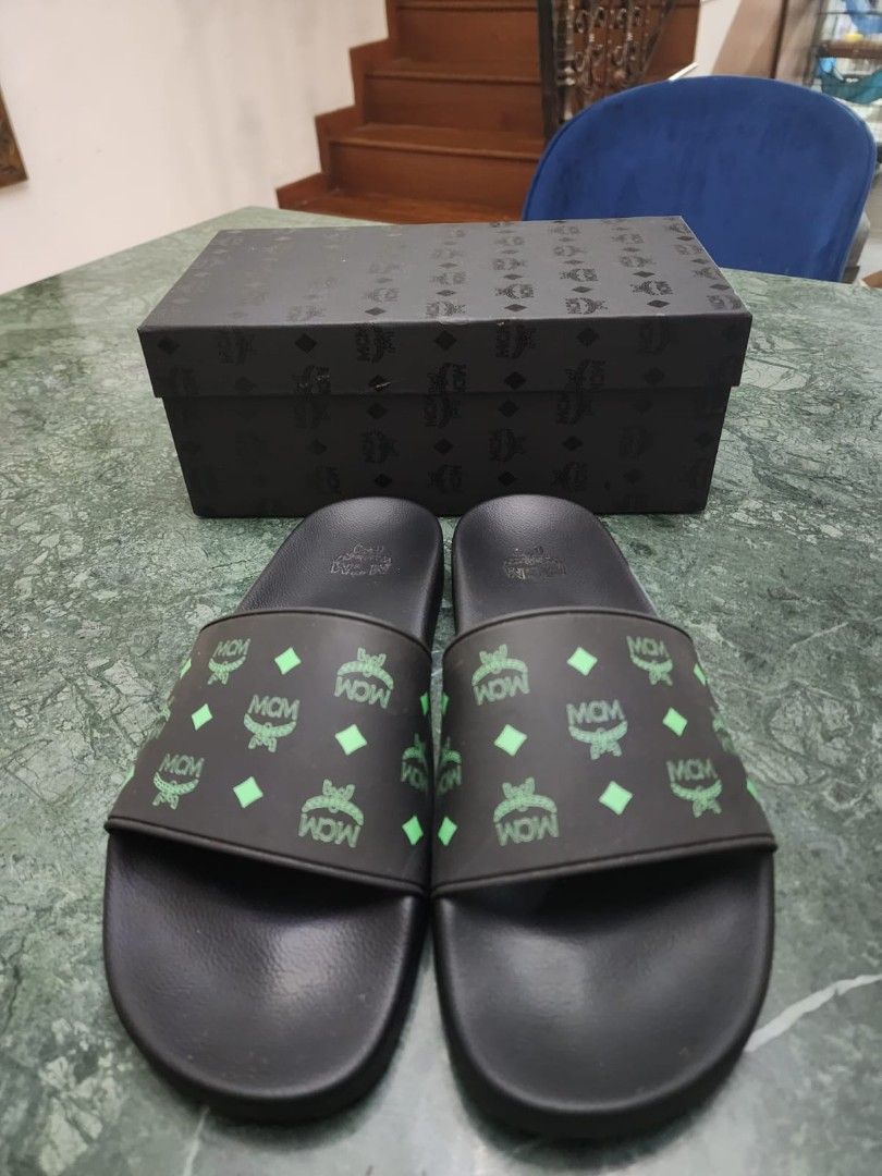 MCM Sliders Men Men s Fashion Footwear Flipflops and Slides