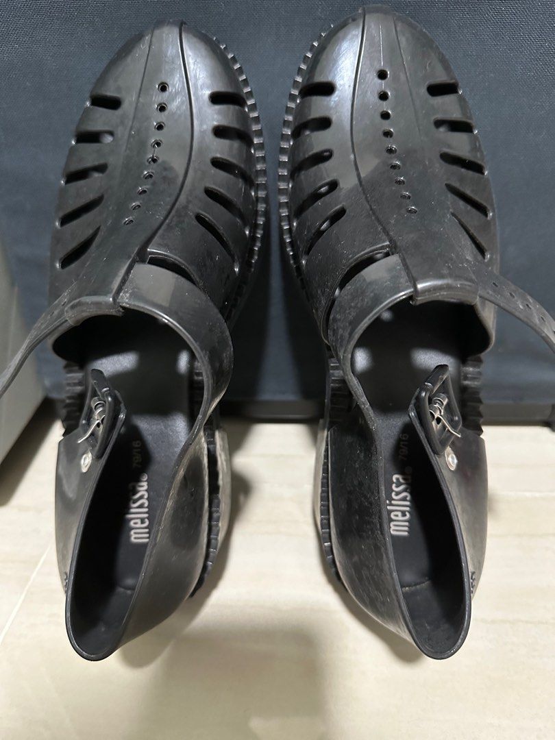 Melissa black sandals outlet